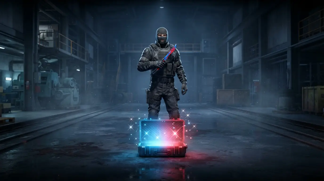 Open the bonus pack case and reveal premium skins